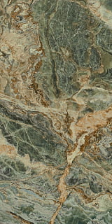 SG593502RA\D Риальто Нобиле 1 зелёный лаппатир. обрезной панно 119,5*238,5, Kerama Marazzi