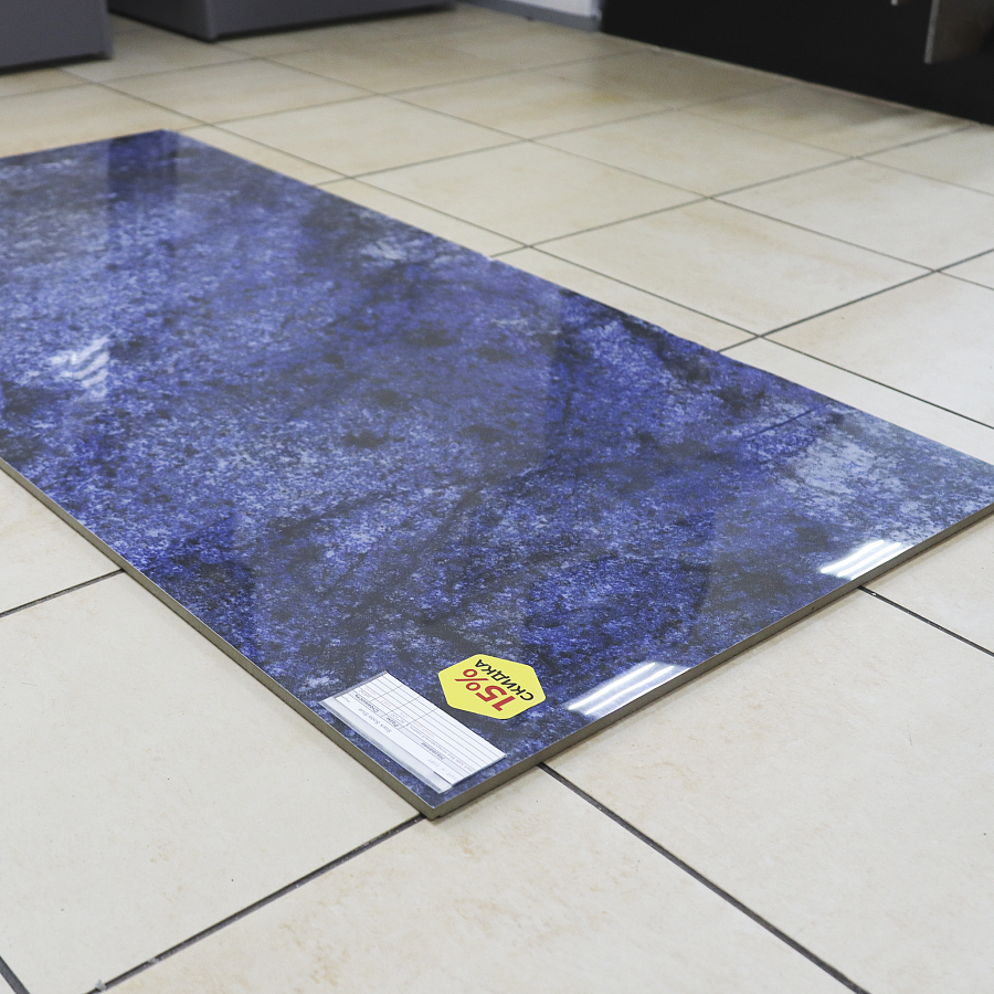 Stark Soda Blue полированный камень КГ 60*120, Индия