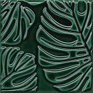 SFC001 Сантана 2 структура зеленый темный глянцевый декор 15*15, Керама Марацци