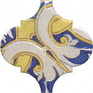 OP\A160\65000 Арабески майолика орнамент 6,5*6,5 декор, Керама Марацци