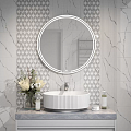 Керамогранит SG900400N Мираколи белый матовый 30x30x0,8, Kerama Marazzi (Керама Марацци)
